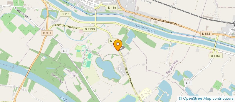 localisation de l'entreprise MONSIEUR SEBASTIEN JALARET  SAINT PAUL D'ESPIS