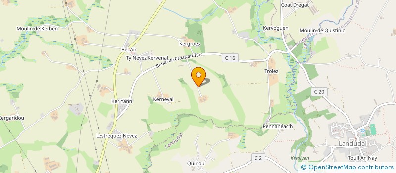 localisation de l'entreprise MONSIEUR SEBASTIEN JALLAIS  BRIEC