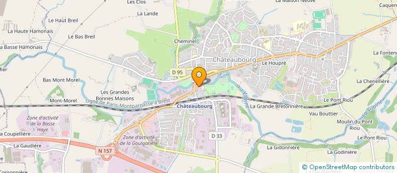 localisation de l'entreprise MONSIEUR SEBASTIEN JAMOIS  CHATEAUBOURG