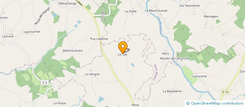 localisation de l'entreprise MONSIEUR SEBASTIEN JANICOT à SAINT-VITTE-SUR-BRIANCE