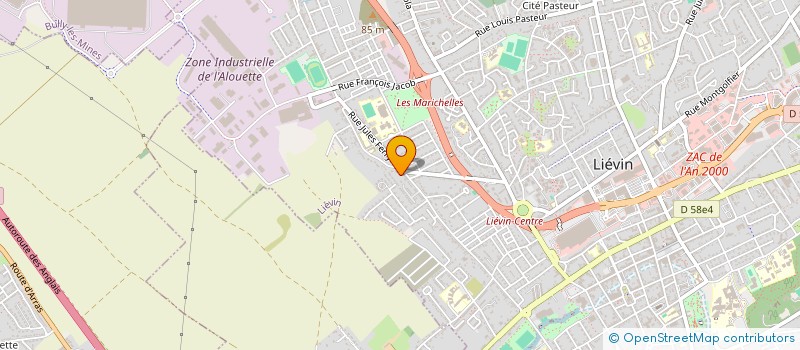 localisation de l'entreprise MONSIEUR SEBASTIEN JANKOWSKI  LIEVIN