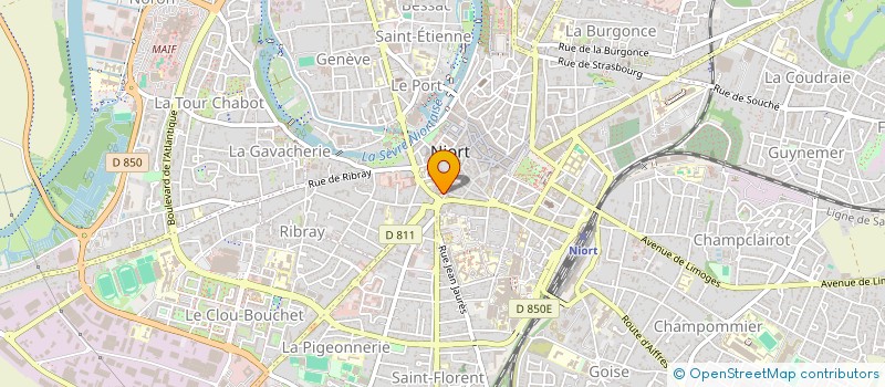localisation de l'entreprise MONSIEUR SEBASTIEN JANOUIN à NIORT