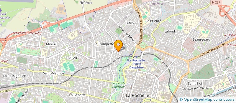 localisation de l'entreprise MONSIEUR SEBASTIEN JANSE  LA ROCHELLE