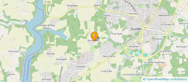 localisation de l'entreprise MONSIEUR SEBASTIEN JAOUEN à GUIDEL