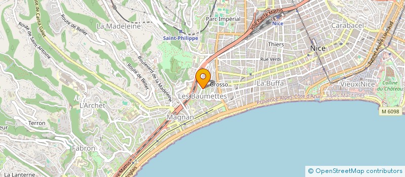localisation de l'entreprise MONSIEUR SEBASTIEN JARASSE à NICE
