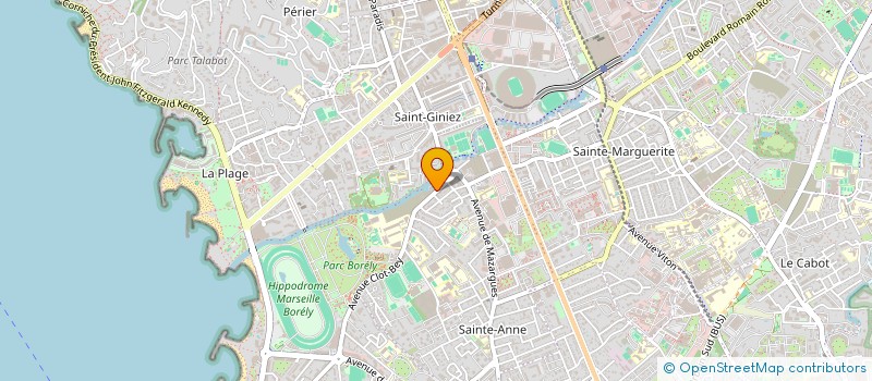 localisation de l'entreprise MONSIEUR SEBASTIEN JARDIN  MARSEILLE