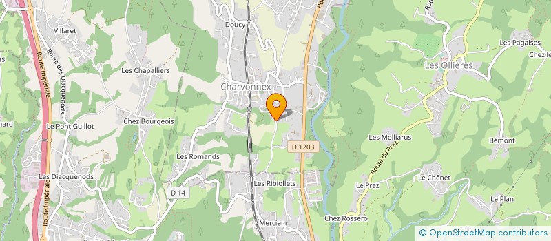 localisation de l'entreprise MONSIEUR SEBASTIEN JARROT  CHARVONNEX