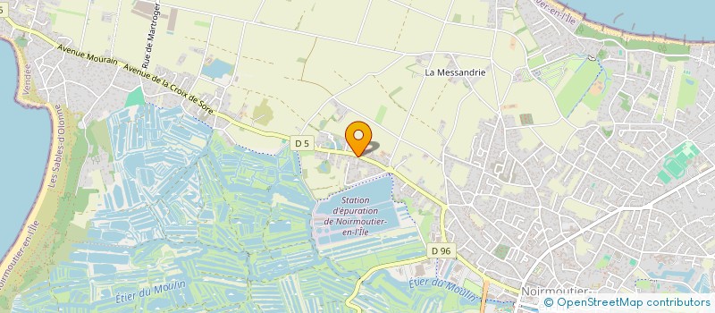 localisation de l'entreprise MONSIEUR SEBASTIEN JEAMMES  NOIRMOUTIER-EN-L'ILE