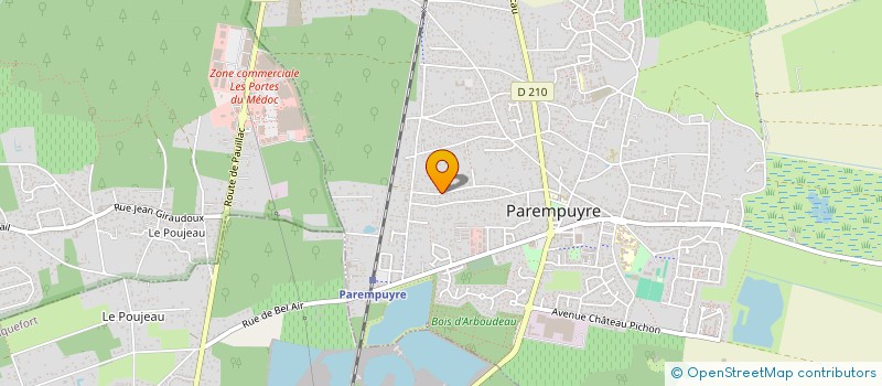 localisation de l'entreprise MONSIEUR SEBASTIEN JEAMMET  PAREMPUYRE