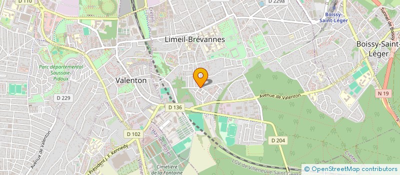 localisation de l'entreprise MONSIEUR SEBASTIEN JEAN à LIMEIL-BREVANNES