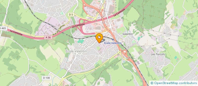 localisation de l'entreprise MONSIEUR SEBASTIEN JEAN CHENEVEZ à ECOLE-VALENTIN