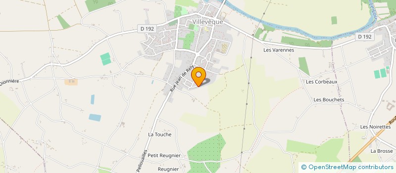 localisation de l'entreprise MONSIEUR SEBASTIEN JEAN JACKY GAUDET  RIVES-DU-LOIR-EN-ANJOU