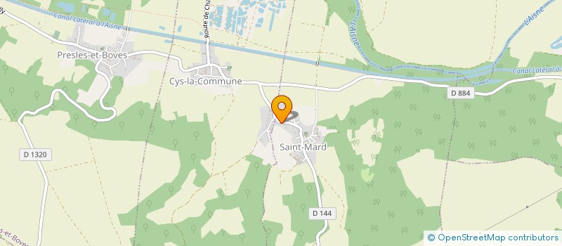 localisation de l'entreprise MONSIEUR SEBASTIEN JEANMINGIN  SAINT-MARD