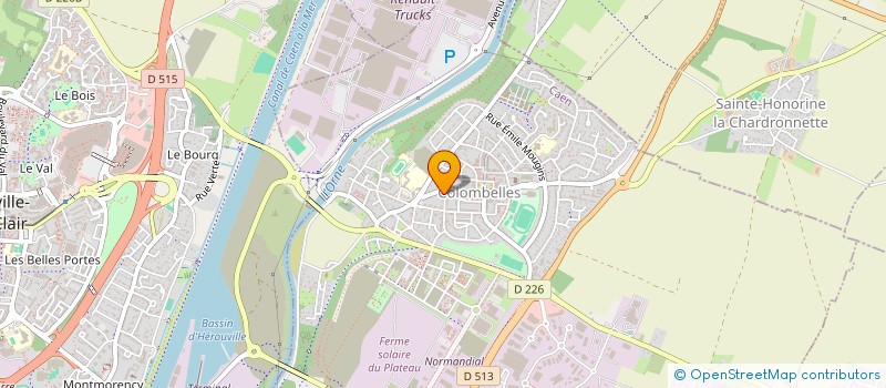 localisation de l'entreprise MONSIEUR SEBASTIEN JEANNE  COLOMBELLES