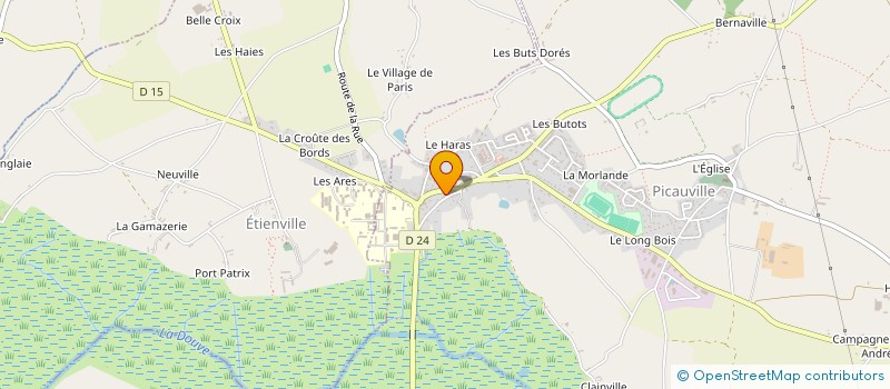 localisation de l'entreprise MONSIEUR SEBASTIEN JEANNE  PICAUVILLE