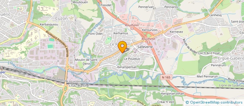 localisation de l'entreprise MONSIEUR SEBASTIEN JEANNEAU  ERGUE-GABERIC