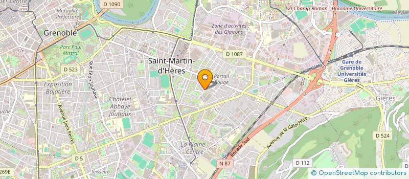 localisation de l'entreprise MONSIEUR SEBASTIEN JEANROY  SAINT-MARTIN-D'HERES