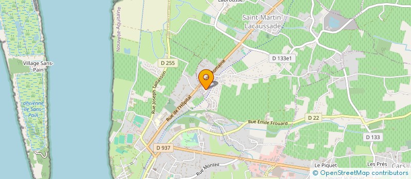 localisation de l'entreprise MONSIEUR SEBASTIEN JEANTET à BLAYE