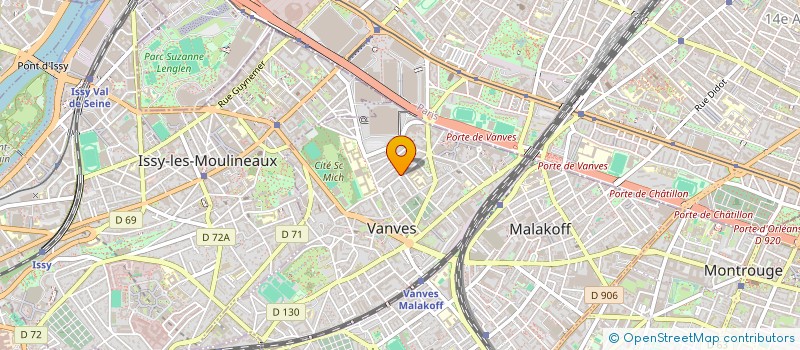 localisation de l'entreprise MONSIEUR SEBASTIEN JENGER à VANVES
