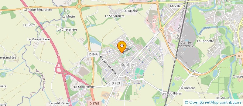 localisation de l'entreprise MONSIEUR SEBASTIEN JEUDON à MONTAIGU-VENDEE