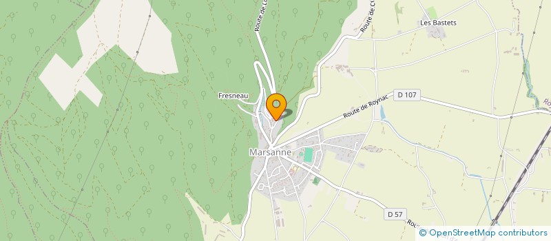 localisation de l'entreprise MONSIEUR SEBASTIEN JOBERT  LES TOURRETTES