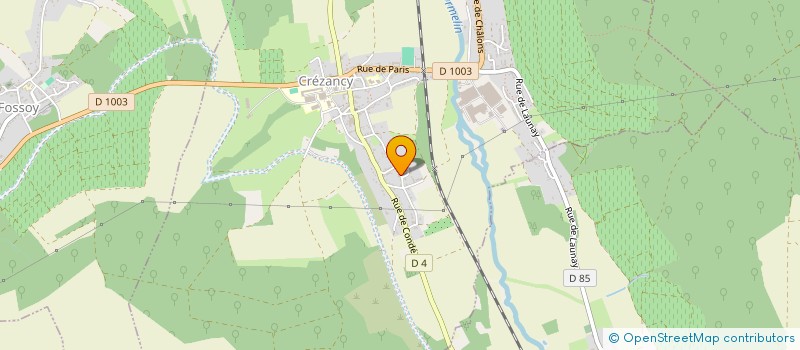 localisation de l'entreprise MONSIEUR SEBASTIEN JOBERT  CREZANCY