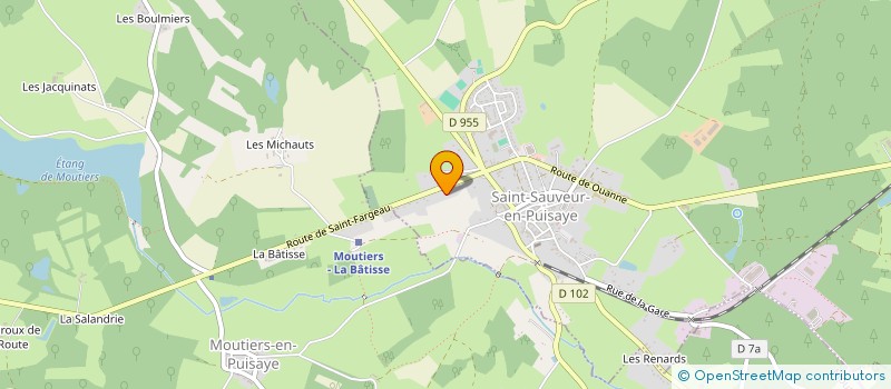 localisation de l'entreprise MONSIEUR SEBASTIEN JOIE à SAINT-SAUVEUR-EN-PUISAYE