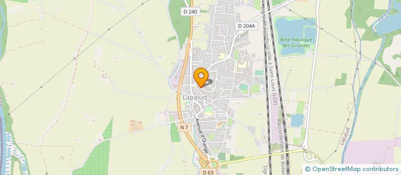 localisation de l'entreprise MONSIEUR SEBASTIEN JOLY  LAPALUD