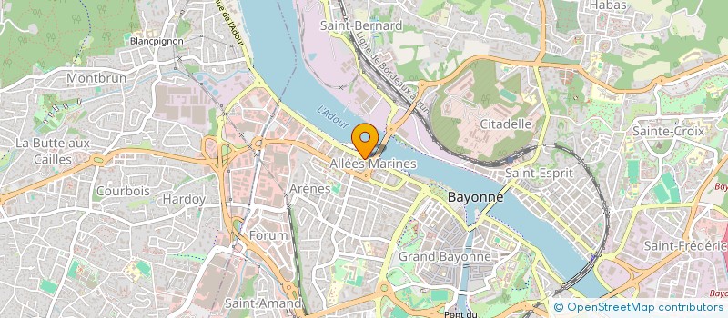 localisation de l'entreprise MONSIEUR SEBASTIEN JOSSINET à BAYONNE