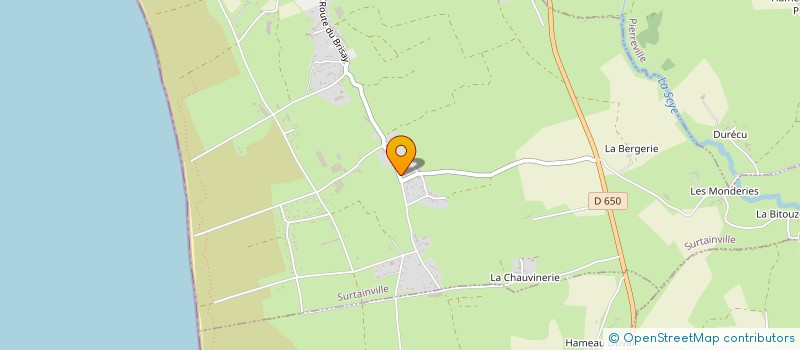 localisation de l'entreprise MONSIEUR SEBASTIEN JOUANNE  SURTAINVILLE