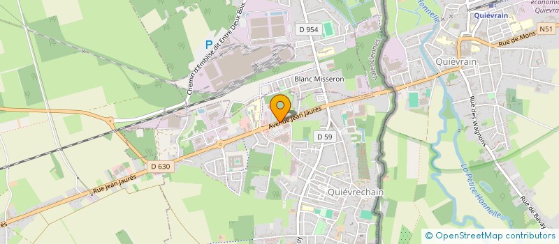 localisation de l'entreprise MONSIEUR SEBASTIEN JOUGLET  QUIEVRECHAIN