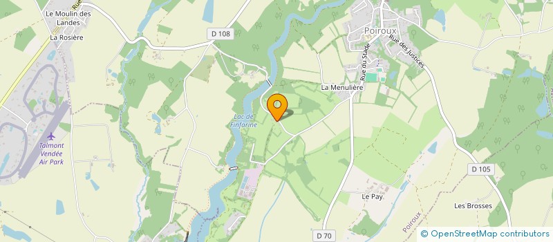 localisation de l'entreprise MONSIEUR SEBASTIEN JOURDAIN  POIROUX