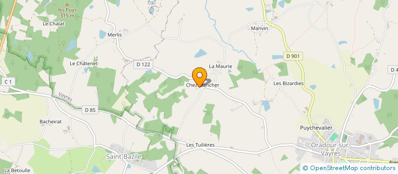 localisation de l'entreprise MONSIEUR SEBASTIEN JOURDAN  ORADOUR-SUR-VAYRES