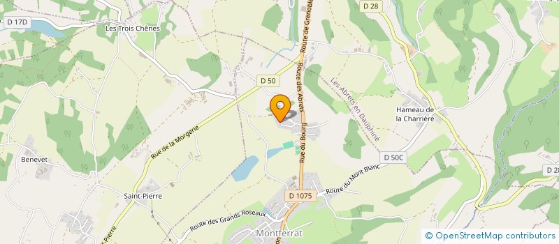 localisation de l'entreprise MONSIEUR SEBASTIEN JOURDAN  CHARAVINES