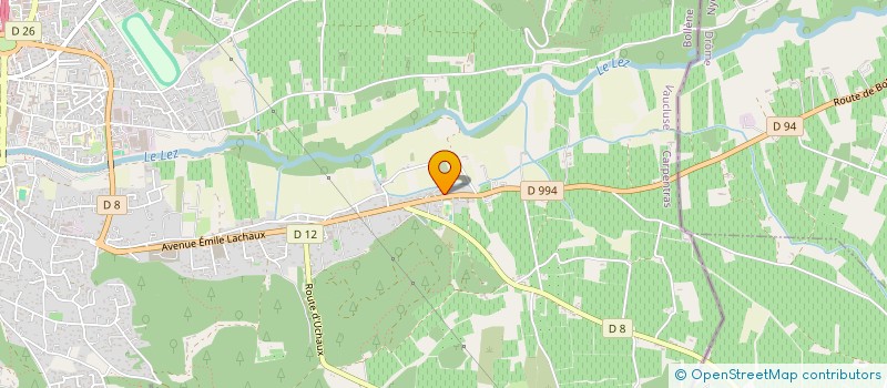 localisation de l'entreprise MONSIEUR SEBASTIEN JOUTY  BOLLENE