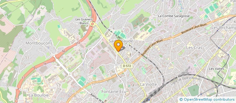 localisation de l'entreprise MONSIEUR SEBASTIEN JOUVENOT à BESANCON