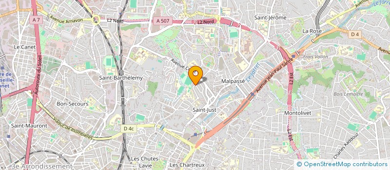 localisation de l'entreprise MONSIEUR SEBASTIEN JOVYS  MARSEILLE