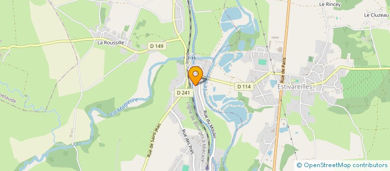 localisation de l'entreprise MONSIEUR SEBASTIEN JUBAN  VAUX