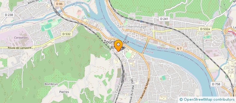 localisation de l'entreprise MONSIEUR SEBASTIEN JUGE à TOURNON-SUR-RHONE