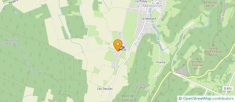 localisation de l'entreprise MONSIEUR SEBASTIEN JUHAN  VAL-REVERMONT