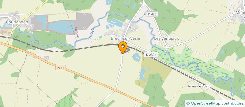 localisation de l'entreprise MONSIEUR SEBASTIEN JUILLARD  BREUIL-SUR-VESLE