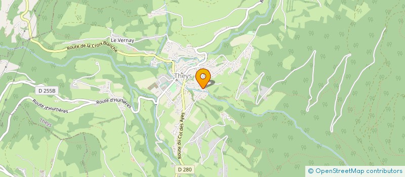 localisation de l'entreprise MONSIEUR SEBASTIEN JULLIEN PALLETIER  THEYS