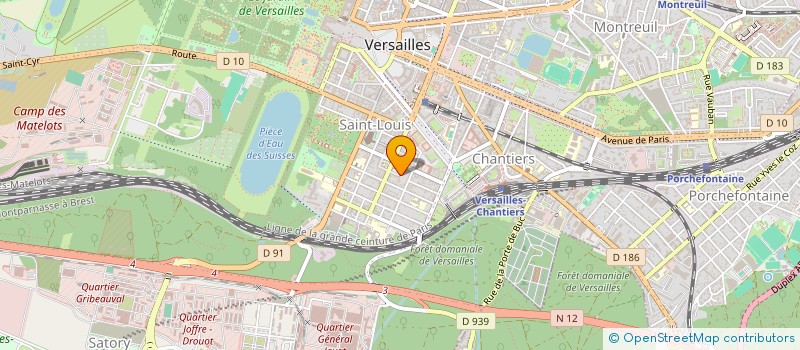 localisation de l'entreprise MONSIEUR SEBASTIEN JULLIOT à VERSAILLES