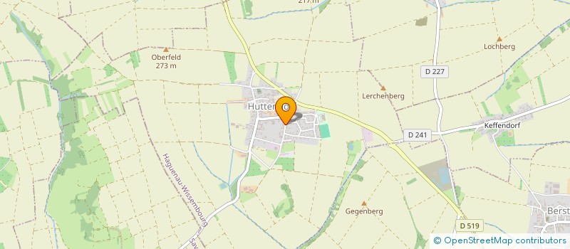 localisation de l'entreprise MONSIEUR SEBASTIEN JUNG  HUTTENDORF