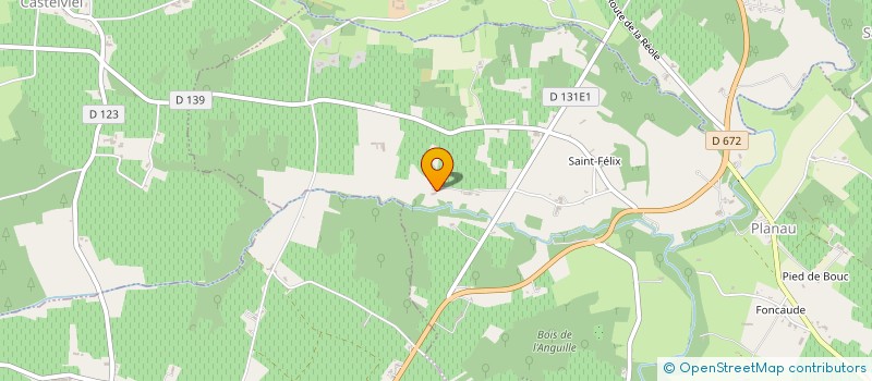 localisation de l'entreprise MONSIEUR SEBASTIEN JUNQUA  SAINT-FELIX-DE-FONCAUDE