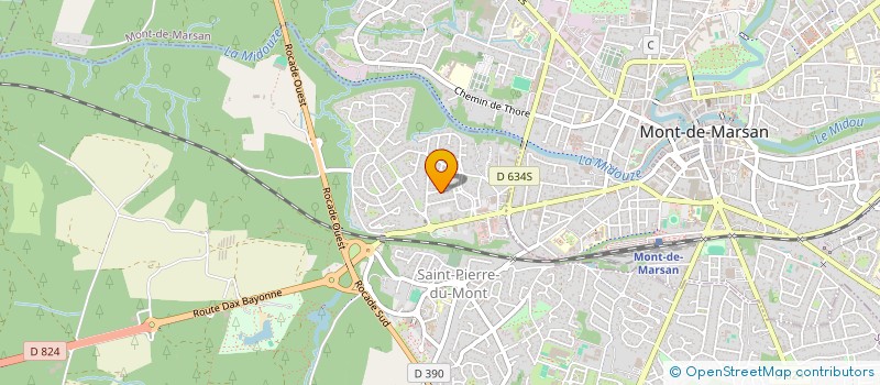 localisation de l'entreprise MONSIEUR SEBASTIEN JURET  SAINT-PIERRE-DU-MONT