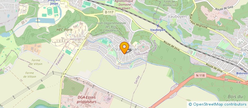 localisation de l'entreprise MONSIEUR SEBASTIEN KACZMARCZUK  SACLAY