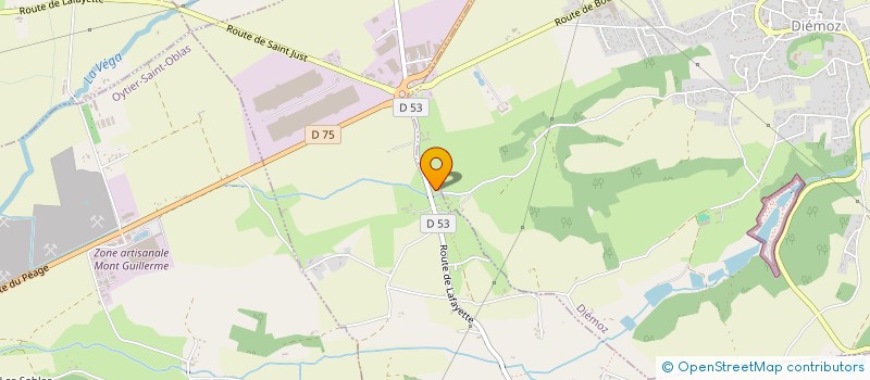 localisation de l'entreprise MONSIEUR SEBASTIEN KALITKA  DIEMOZ