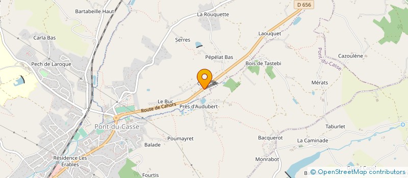 localisation de l'entreprise MONSIEUR SEBASTIEN KARKOWSKI  LE TEMPLE-SUR-LOT