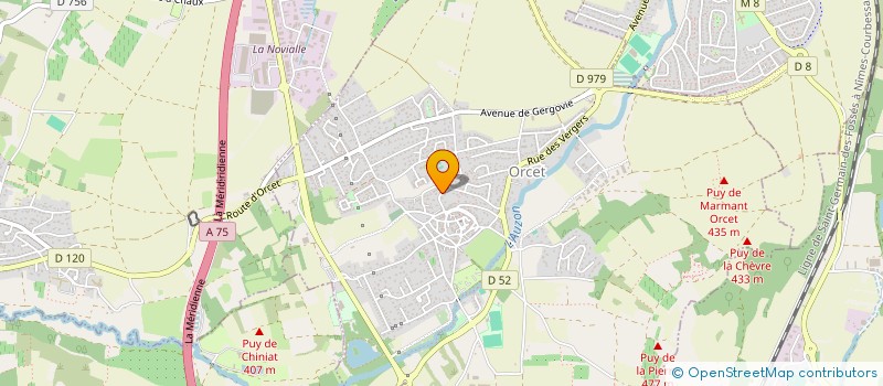 localisation de l'entreprise MONSIEUR SEBASTIEN KASTEL  ORCET